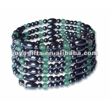 Magnetic Averturine Beaded wrap Bracelets & Necklace 36"